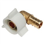 Brass Pex Swivel Elbow Plastic Nut