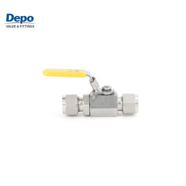 High Pressure Metric Double Ferrule Hex Instrument Ball Valve
