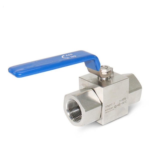 SS316 6000PSI ManualThreaded Hydraulic Control Ball Valve 2-Way Oil/Gas/Water best
