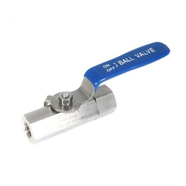 SS316 6000 PSI 1/4'' Female Hex Bar Stock Ball Valve For Control Of The Fluid high quality