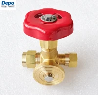 Control Pressure Gauge Needle Valve with flange