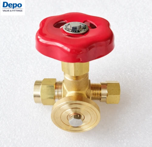 Control Pressure Gauge Needle Valve with flange