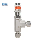 Stainless Steel Ferrule Safety Relief Valves For High-Temperature Water Gas Applications