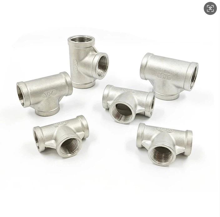 Tee Connector 304 Stainless Steel Tee Connector Female Threaded Connector Customizable